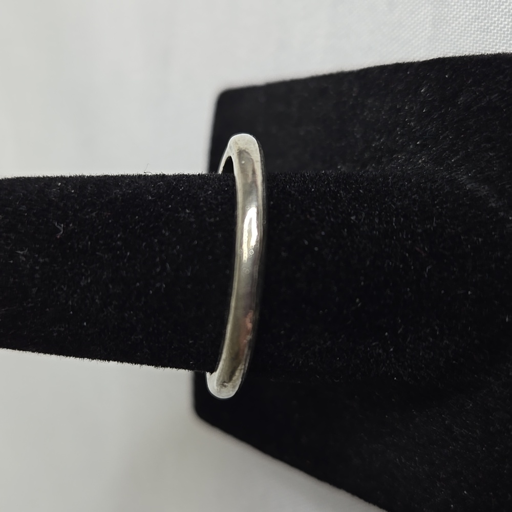 Mushroom Silver Tone Ring, Size 6.5 - Picture 4 of 7